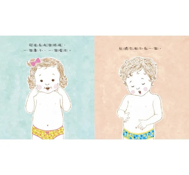 如果穿上內褲的話：男生女生一樣嗎?兒童繪本內容