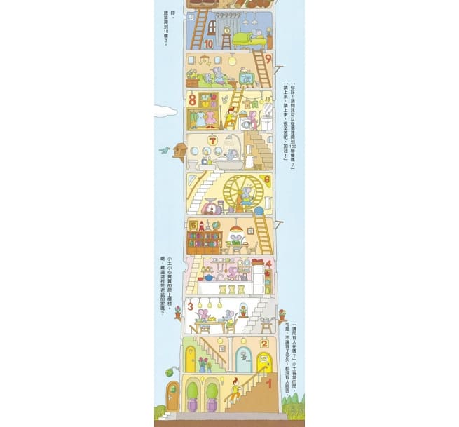 100層樓的家 迷你版(三版)兒童繪本內容