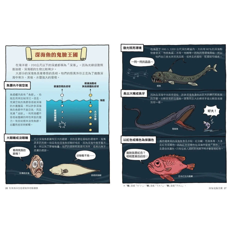達克比辦案13-海洋酷斯拉：特殊海洋生態環境與物種適應兒童繪本內容