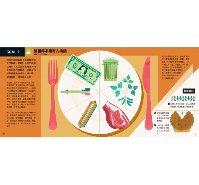17個改變世界的方法：圖解聯合國永續發展目標SDGS兒童繪本內容