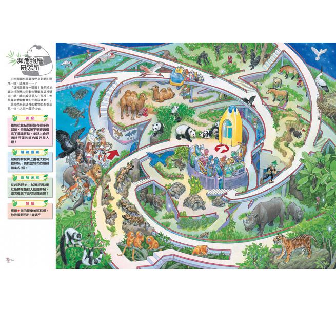 動物迷宮兒童繪本內容