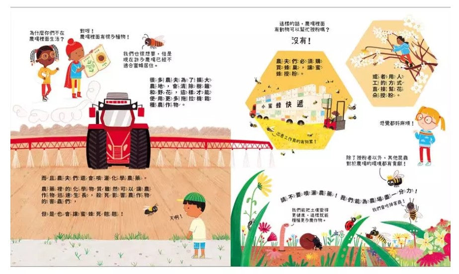 Can We Really Help 蜜蜂?兒童繪本內容