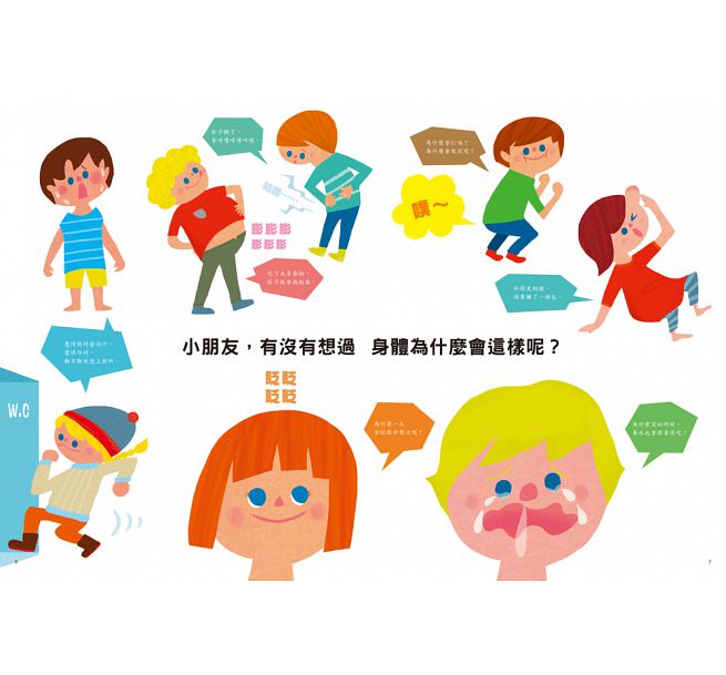 原來人體是這樣子啊!兒童繪本內容