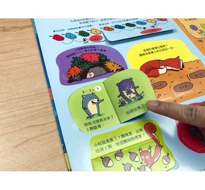 160翻翻樂：有趣的加法和減法兒童繪本內容