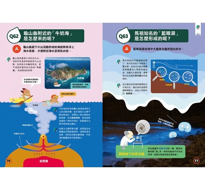 海洋100問：最強圖解X超酷實驗 破解一百個不可思議的大海祕密兒童繪本內容