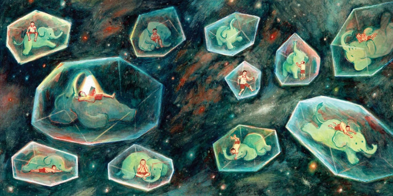 藏在箱子裡的大象兒童繪本內容