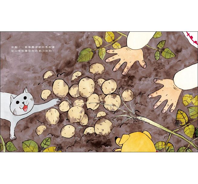 馬鈴薯村的可樂餅慶典兒童繪本內容