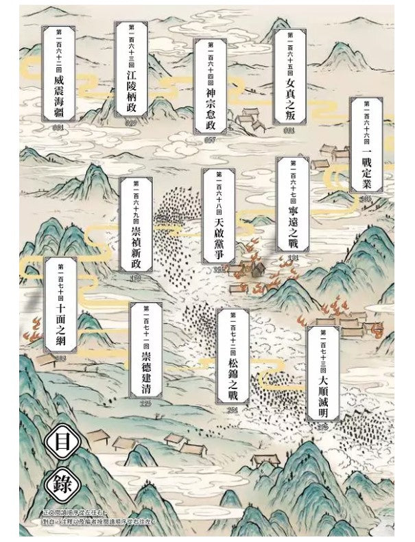 如果歷史是一群喵(14)：明末清初篇【萌貓漫畫學歷史】兒童繪本內容