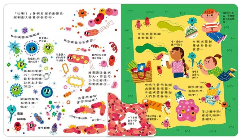 認識小病菌兒童繪本內容