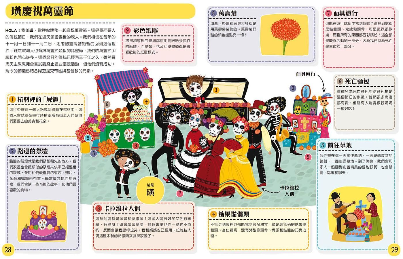 跟著世界各地的孩子一起慶祝節日