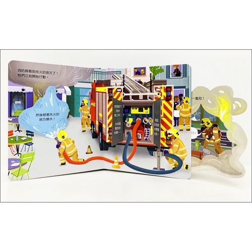 偷偷看一下：消防車