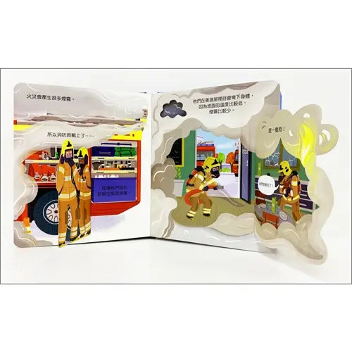 偷偷看一下：消防車