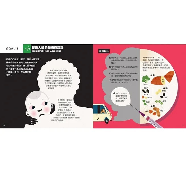 17個改變世界的方法：圖解聯合國永續發展目標SDGS兒童繪本內容