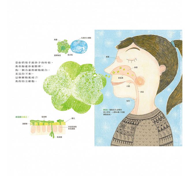 鼻病毒：讓你感冒的討厭鬼兒童繪本內容