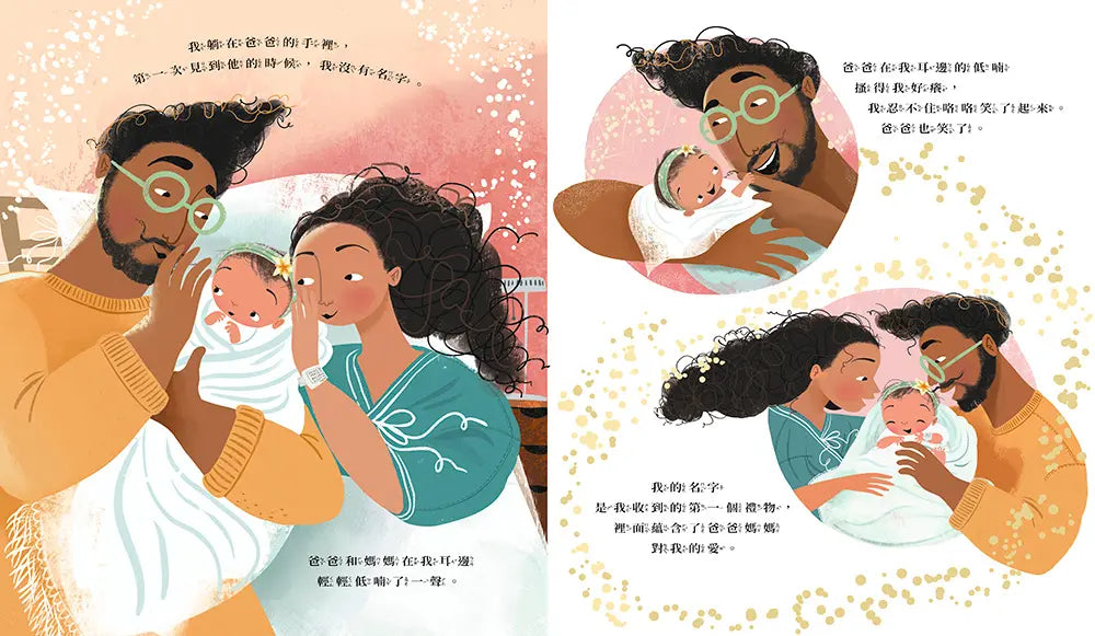 我的名字是爸爸媽媽給的第一個禮物兒童繪本內容