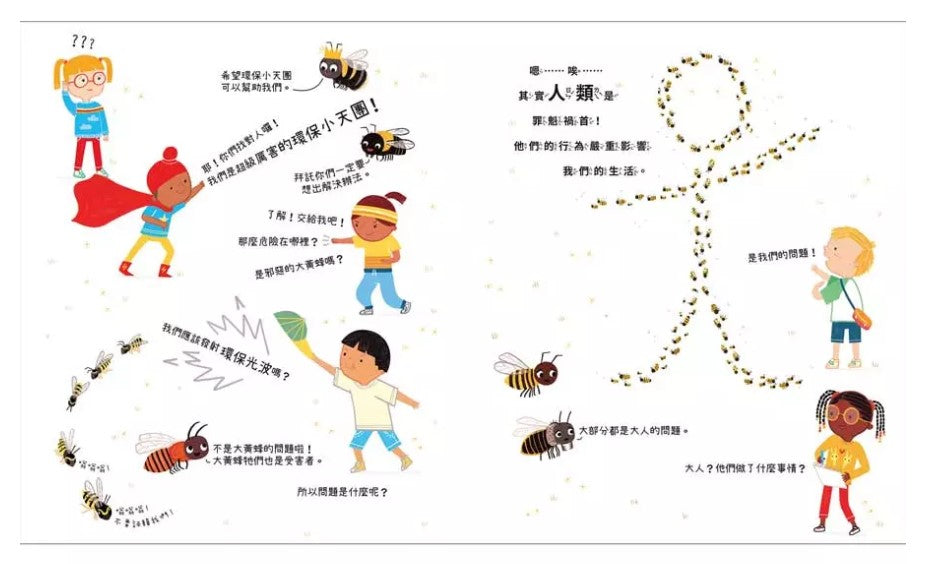 Can We Really Help 蜜蜂?兒童繪本內容