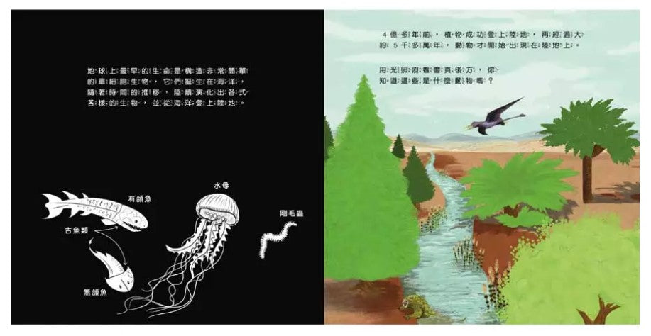 登登登透光show-神秘恐龍來囉!兒童繪本內容