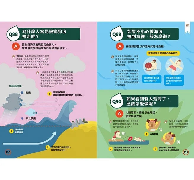 海洋100問：最強圖解X超酷實驗 破解一百個不可思議的大海祕密兒童繪本內容