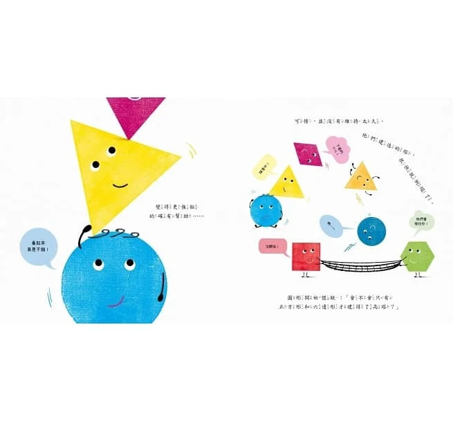再試一次，行不行?(《什麼形狀，都行!》二部曲)兒童繪本內容