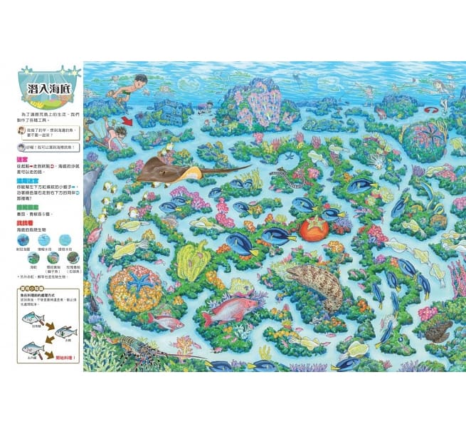 荒島求生迷宮兒童繪本內容