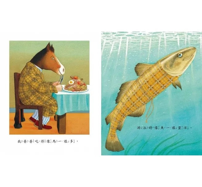 我爸爸(二版)兒童繪本內容