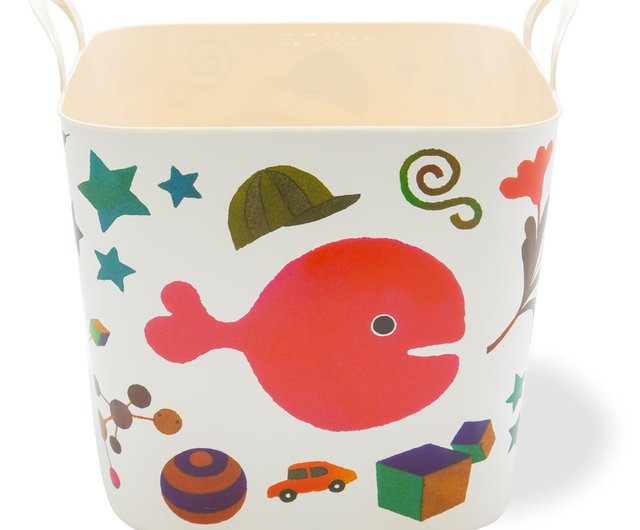 日本 Stacksto X 五味太郎 聯名收納籃 (小金魚逃走了)