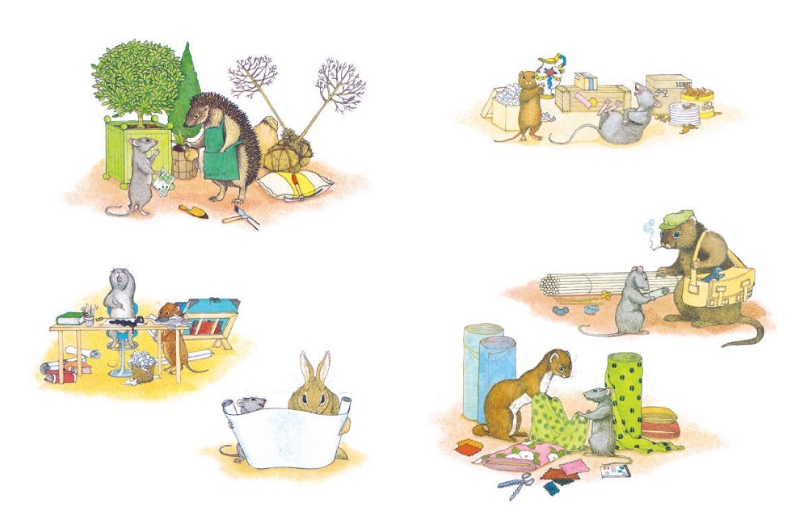 需要房子嗎?老鼠小姐來設計!兒童繪本內容