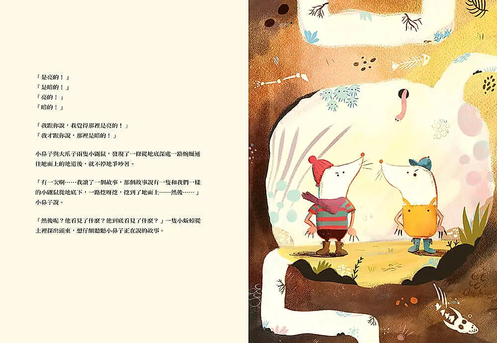 上面到底是什麼樣子呢?繪本內容