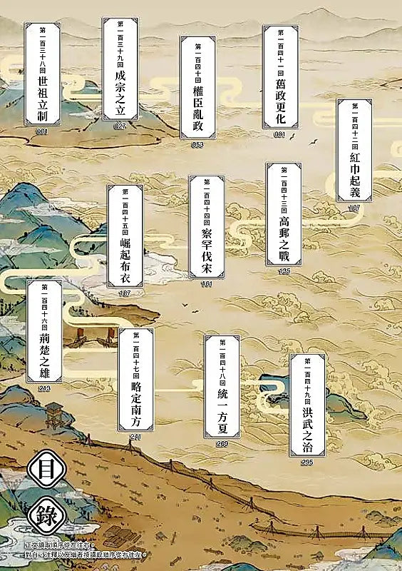 如果歷史是一群喵(12)：元末明初篇【萌貓漫畫學歷史】(暢銷二版)繪本內容