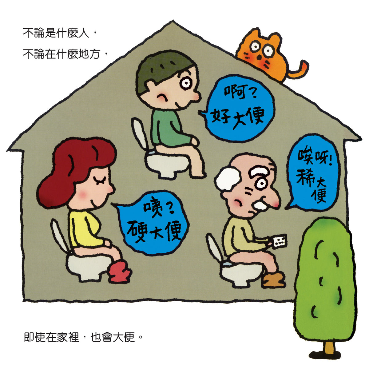今天?大便 - 稀大便‧軟大便‧好大便‧硬大便