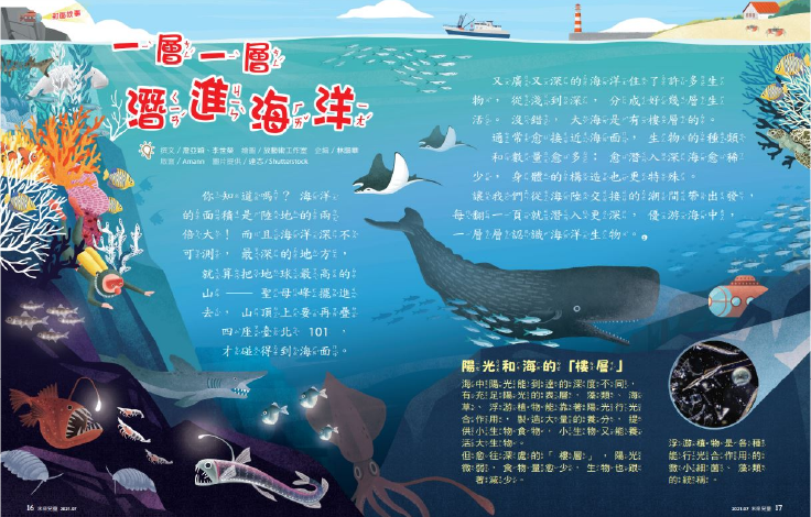 未來兒童「小小自然探險家」單元，探索海底世界的奧秘。