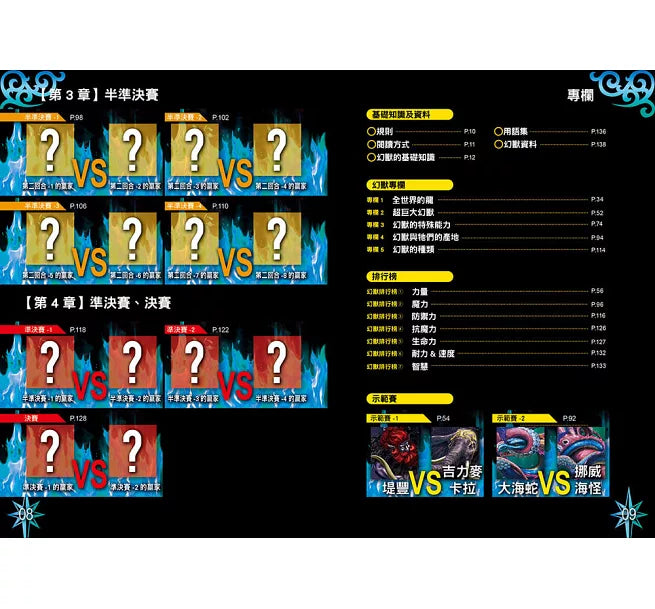 幻獸最強王圖鑑：NO.1爭奪淘汰賽(新版)兒童繪本內容