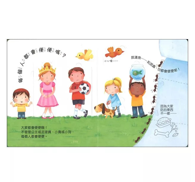 寶貝的第一個Q&A：便便大發現兒童繪本內容