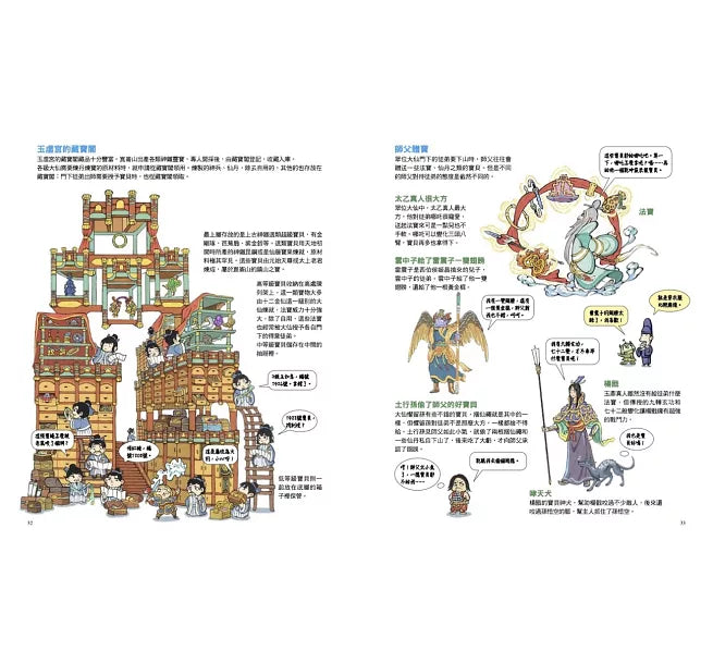 封神榜.神界大地圖：神仙妖怪才知道《封神榜》怎麼玩兒童繪本內容