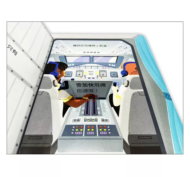 偷偷看一下：飛機兒童繪本內容