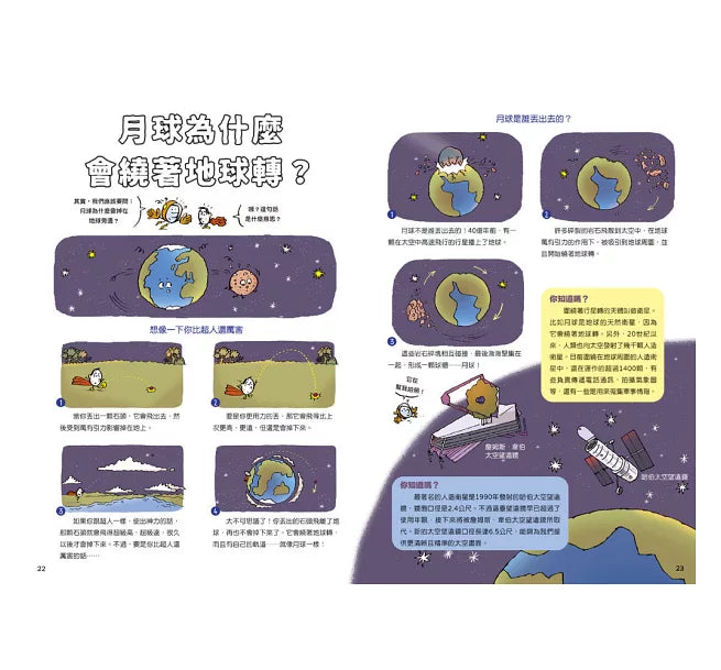 探索宇宙的孩子兒童繪本內容