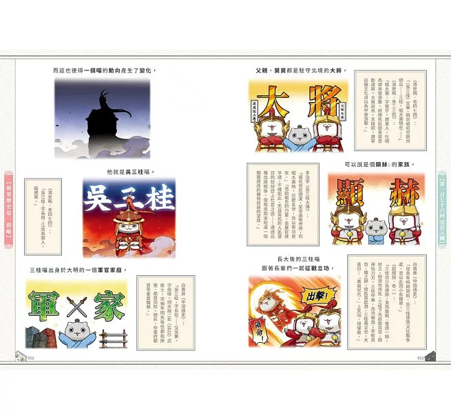 如果歷史是一群喵(15)：大清風雲篇【萌貓漫畫學歷史】兒童繪本內容