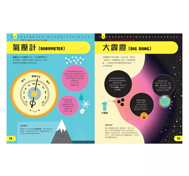 科學素養大百科：STEM必學的100個關鍵詞兒童繪本內容