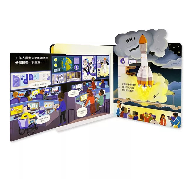 偷偷看一下：火箭兒童繪本內容