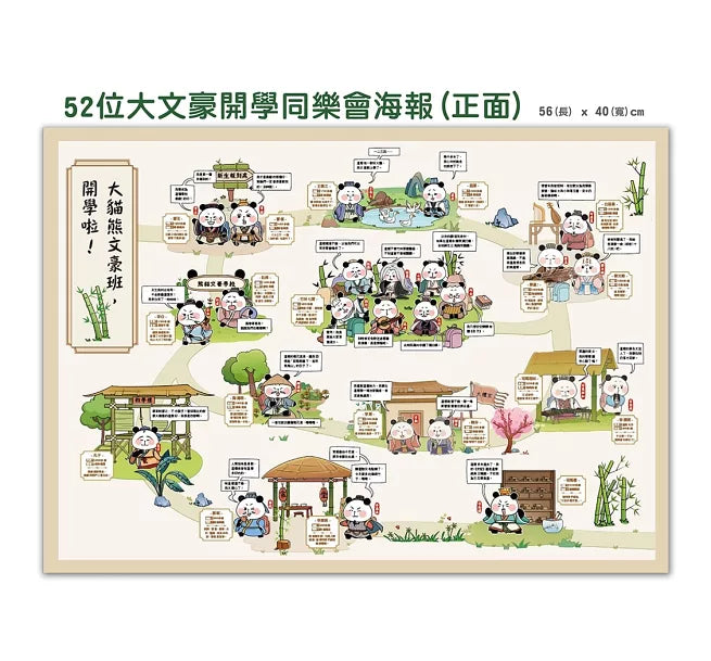 大貓熊文豪班(1)：跟李白熊學【詩詞】兒童繪本內容