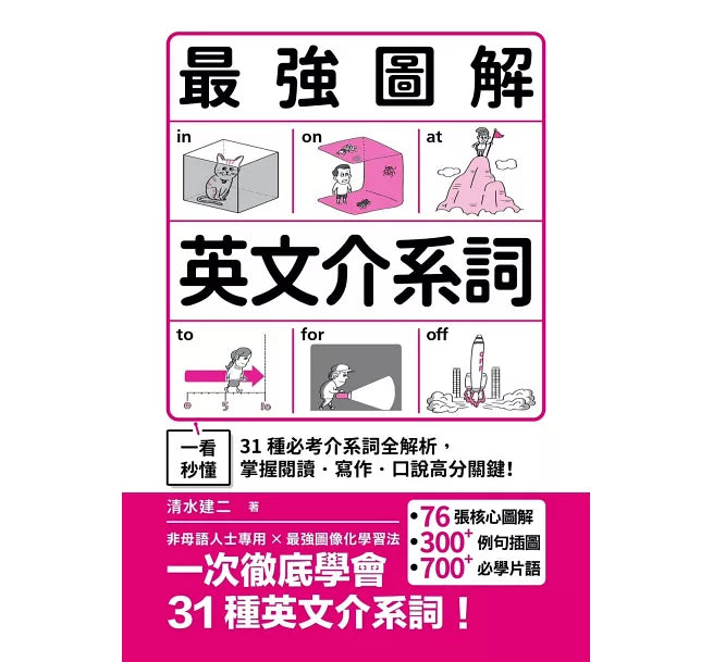 最強圖解英文介系詞兒童繪本內容