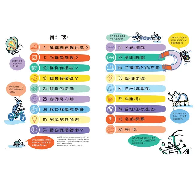 科學起步走：生活處處是科學兒童繪本內容