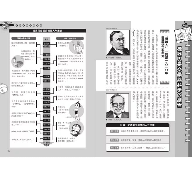 哆啦A夢科學任意門8：全能機器人解讀機(2版)兒童繪本內容