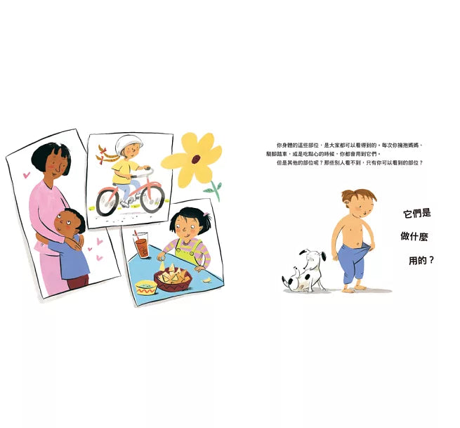 不可思議的你!：跟我們一起來認識你的隱私部位(二版)兒童繪本內容