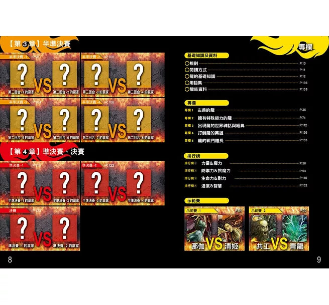 龍族最強王圖鑑：NO.1爭奪淘汰賽兒童繪本內容