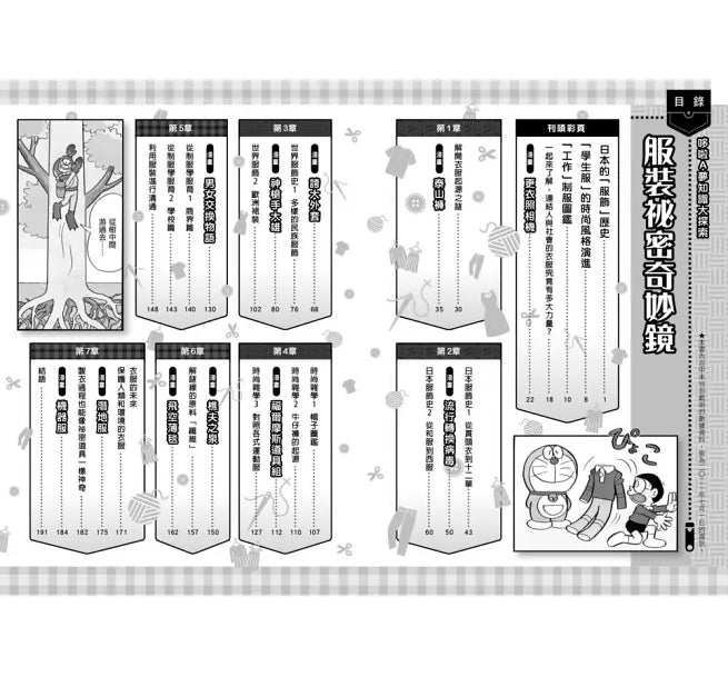 哆啦A夢知識大探索7：服裝祕密奇妙鏡兒童繪本內容