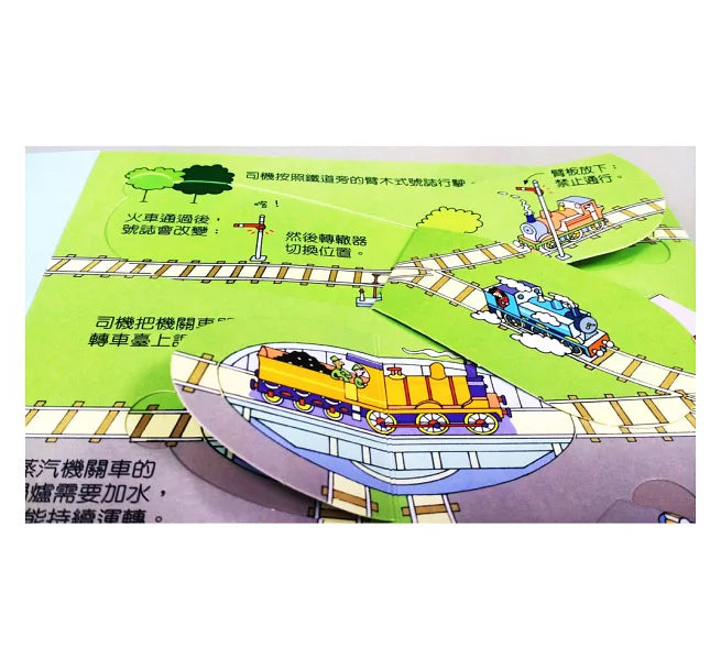 Look inside：各式各樣的火車兒童繪本內容