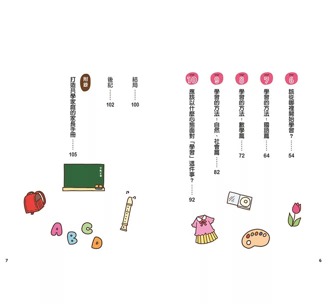 12歲之前一定要學：5 讀書態度&學習方法兒童繪本內容