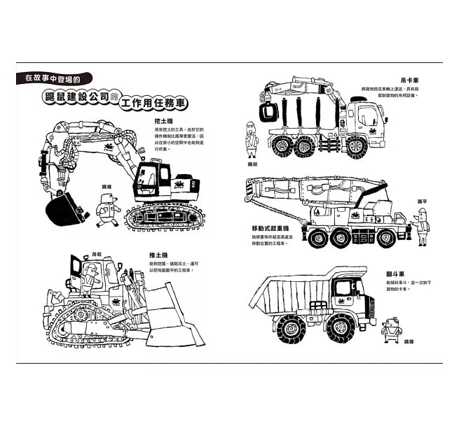 鼴鼠建設出任務：松鼠樹屋大改造兒童繪本內容