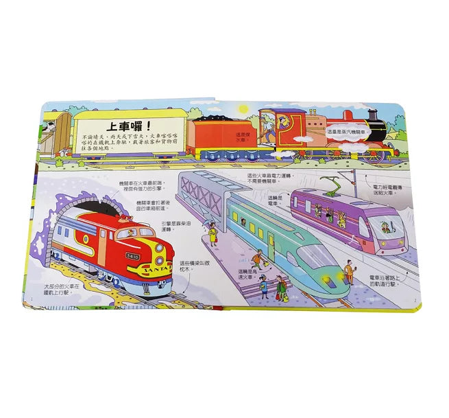 Look inside：各式各樣的火車兒童繪本內容